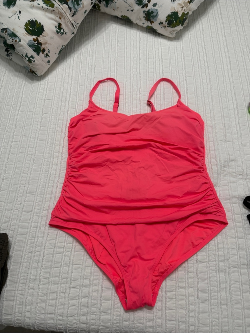 La Blanca Women's One Piece Swimsuit Island Goddess Shirred 18W